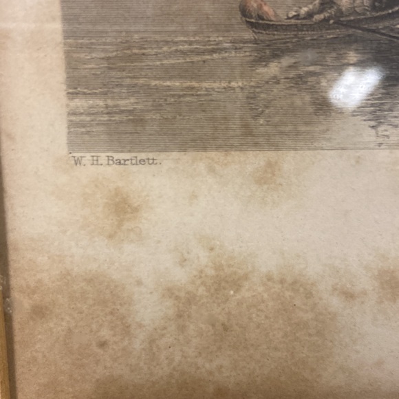 Bartlett. Framed print of Caldwell (now Lake George Village). - Picture 2 of 7